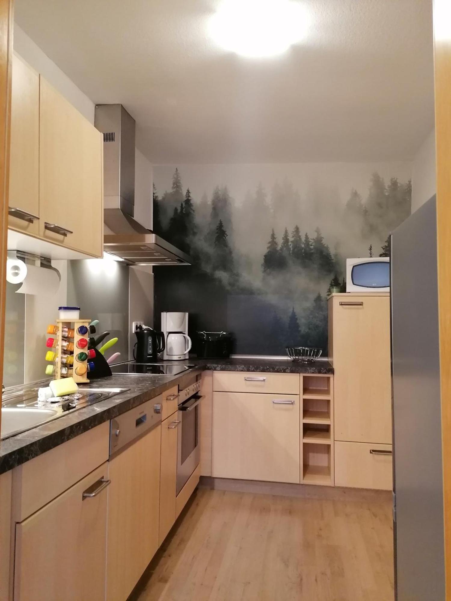 Ferienwohnung Am Reinhardswald -Buchenzweig- Trendelburg Exterior foto