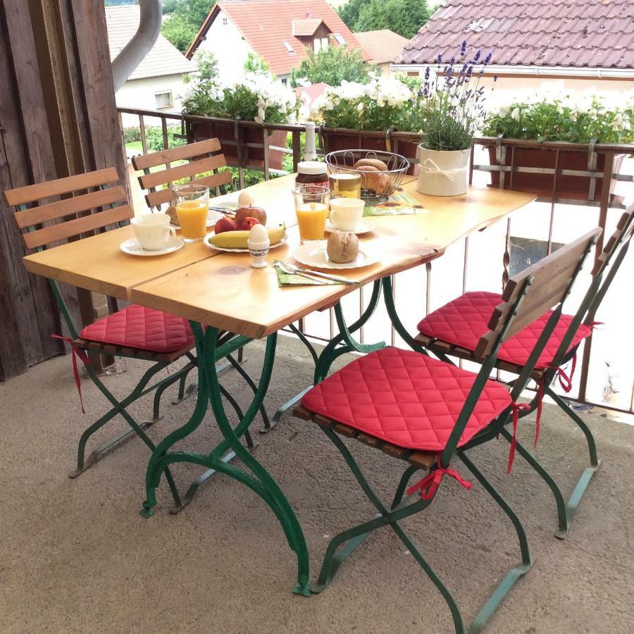 Ferienwohnung Am Reinhardswald -Buchenzweig- Trendelburg Exterior foto